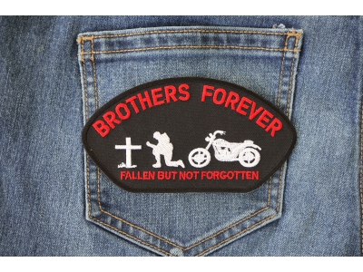 Brothers Forever Biker Cap Patch | US Military Veteran Patches